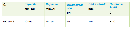 Tabulka HPZ 50.1