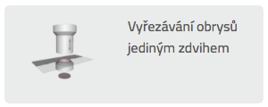 Vyřezávání obrysů jediným zdvihem