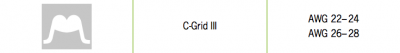 PEW 6 - kontakty C-Grid III - 616 027 3 1